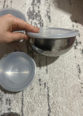 Gri Plastik Saklama Kabı Seti - Görsel 2