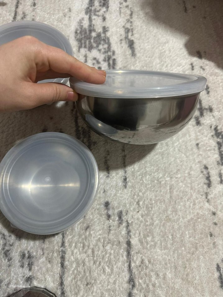 Gri Plastik Saklama Kabı Seti - Görsel 2