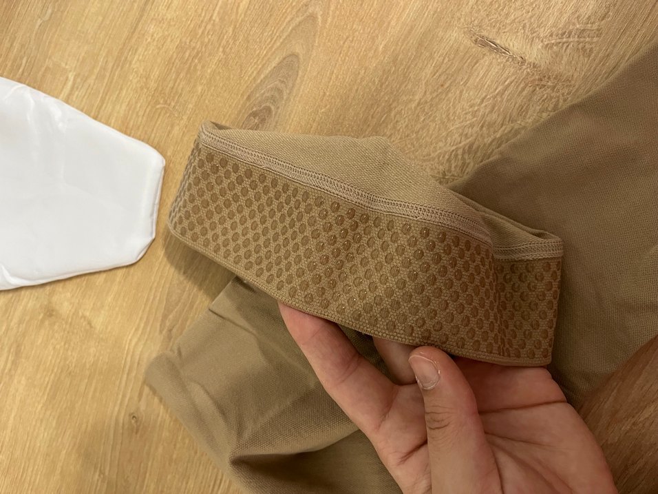 Bej Renkli Düz varis çorabı - Görsel 3