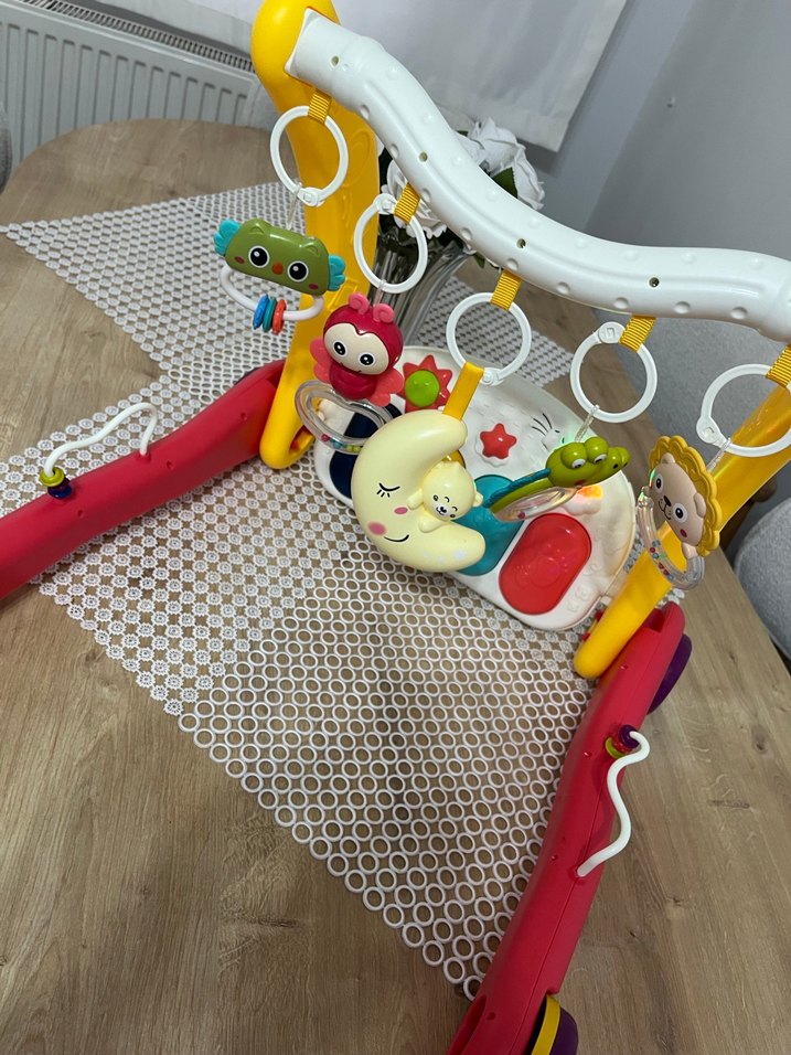 Renkli 2'si 1 Arada Bebek Yürüteci ve Piyano - Görsel 5