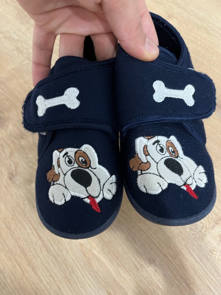 Mavi Erkek Çocuk Spor Ayakkabı Velcro Bağlı - Görsel 2