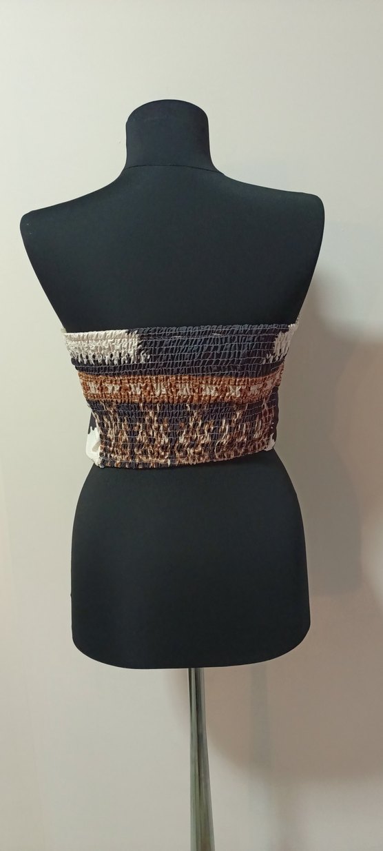 Kadın Bohem Straplez Mini Büstiyer - Görsel 3