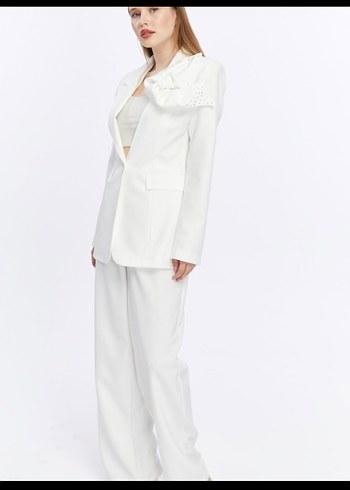 Kadın çiçek detaylı ceket - Görsel 2