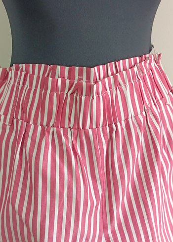 KADİN ÇİZGİLİ ŞORT - Görsel 3