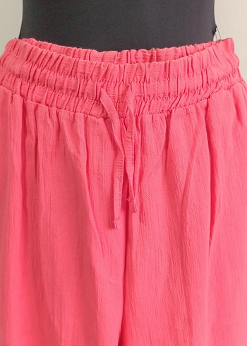 FUŞYA KETEN KADİN PANTALON - Görsel 2