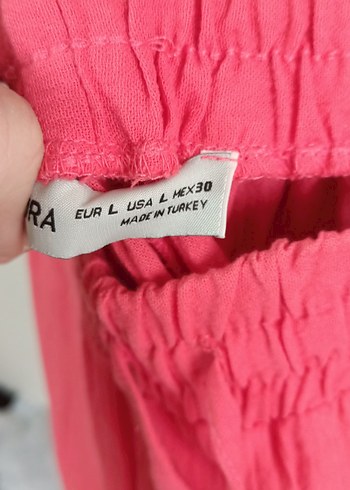 FUŞYA KETEN KADİN PANTALON - Görsel 4