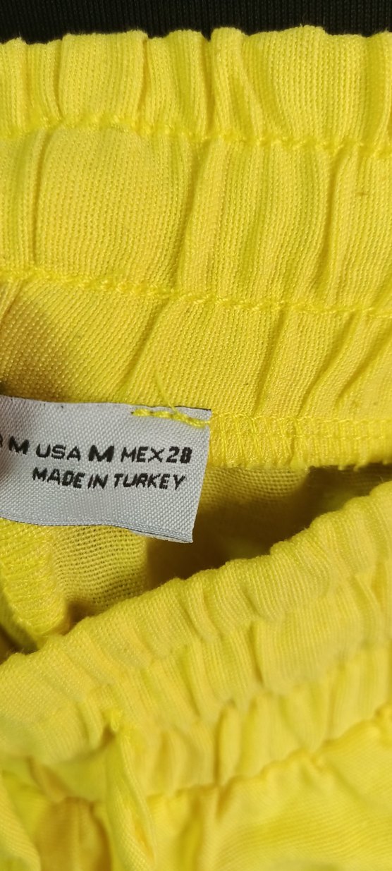 Sarı Keten Kadın Pantolon. - Görsel 3