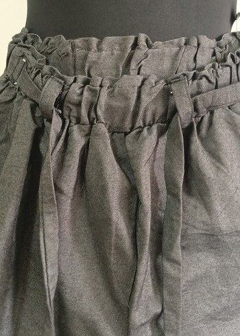 KADİN BELİ LASTİKLİ KUŞAKLI ŞORT - Görsel 4