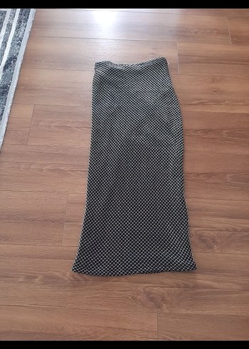 Örgü Detaylı Uzun Gri - Görsel 3