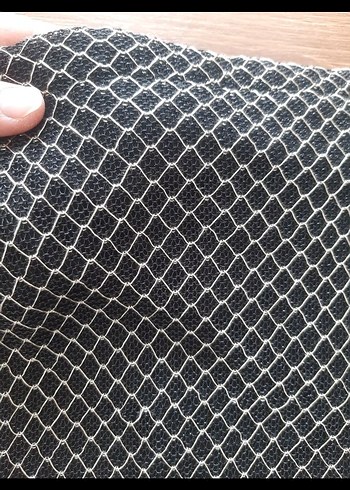 Örgü Detaylı Uzun Gri - Görsel 2