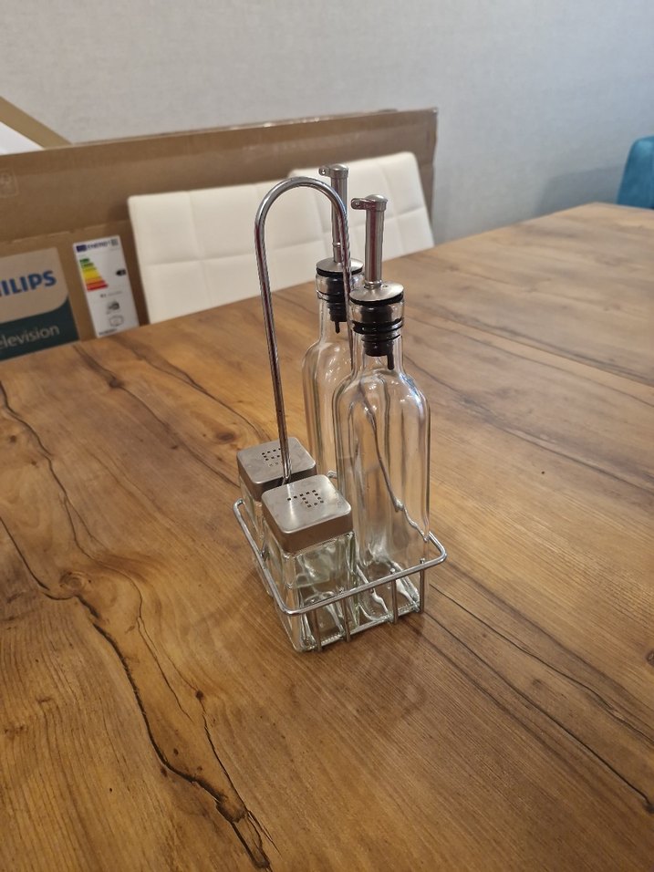 Cam Yağ ve Sirke Şişeleri Seti - Görsel 4