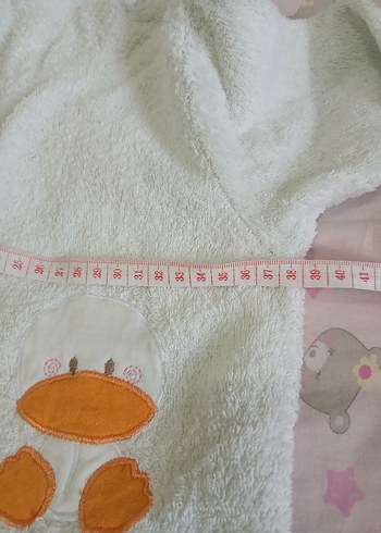 Kapüşonlu Çocuk Nakışlı Bornoz - Görsel 6