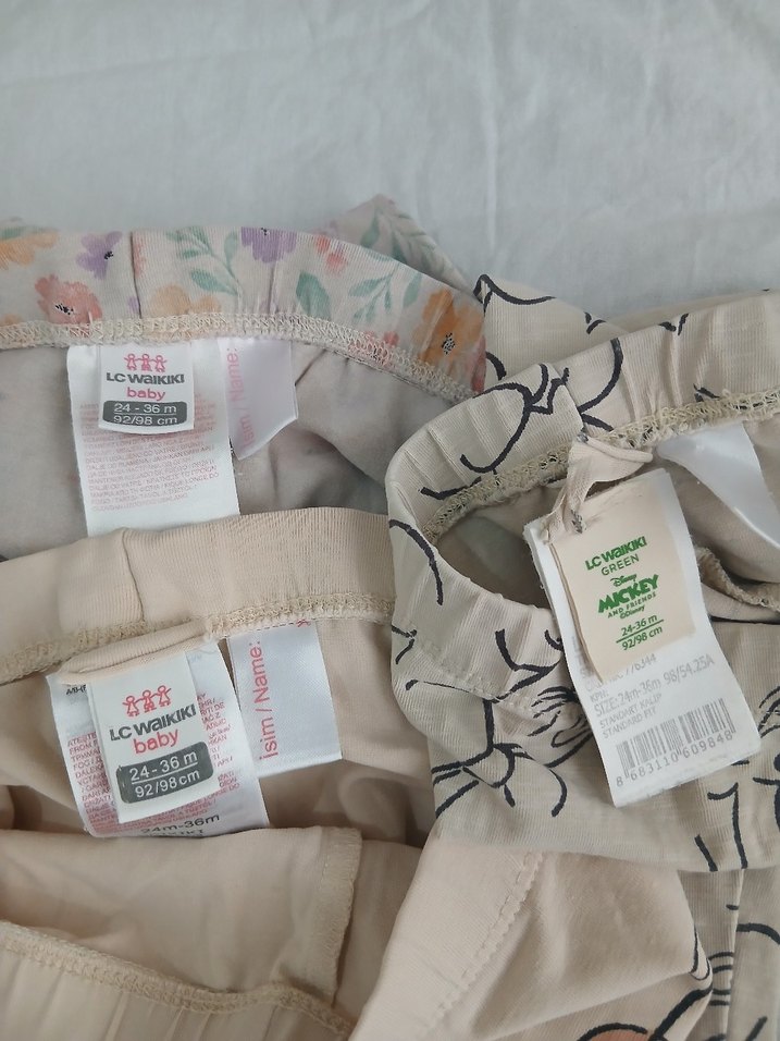 LCW Kız çocuk 3 adet Tayt ve tshirt - Görsel 2