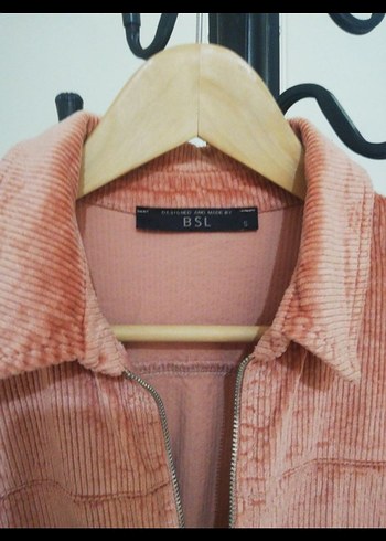 BSL Pudra Pembe Kadife Mini  Elbise - Görsel 3