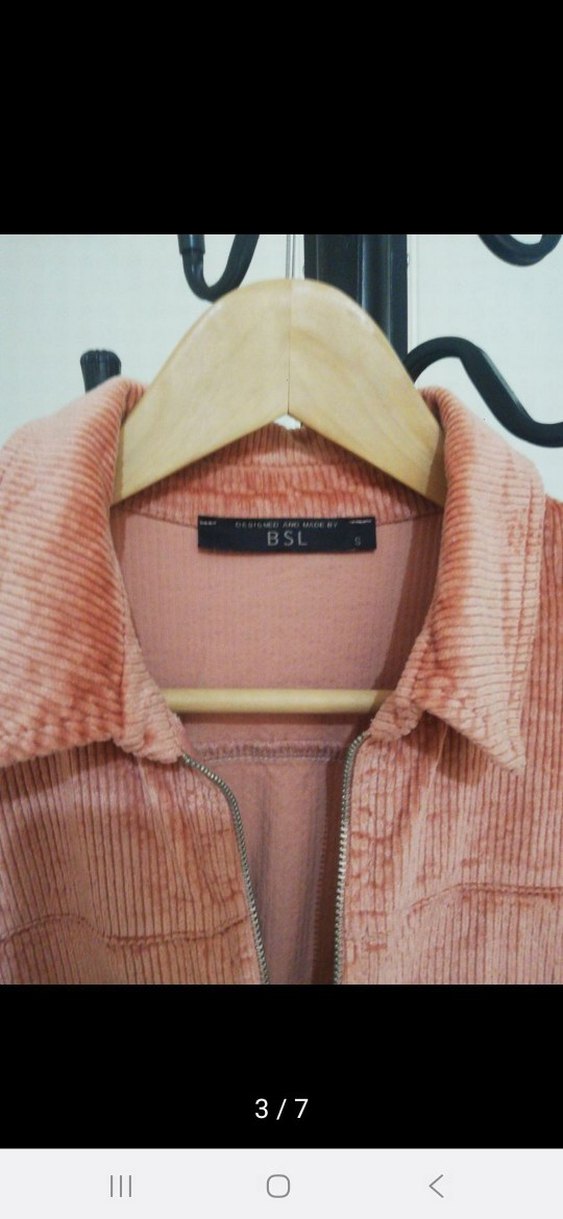 BSL Pudra Pembe Kadife Mini  Elbise - Görsel 3