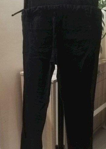 Siyah Kemerli Hamile Kalın Pantolon - Görsel 3