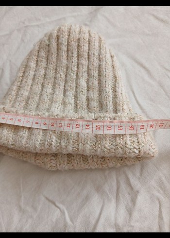 Beyaz Örgü Bohem kız bebek çocuk Bere şapka - Görsel 5