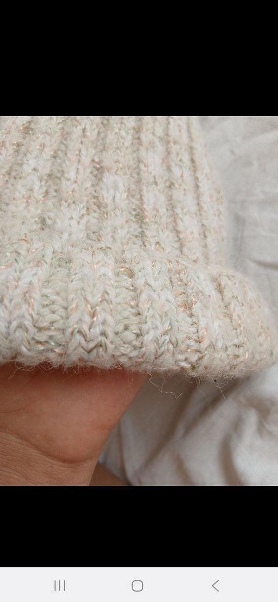 Beyaz Örgü Bohem kız bebek çocuk Bere şapka - Görsel 2