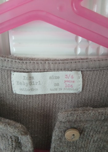 Zara Nakışlı Yün Kız Elbise - Görsel 2