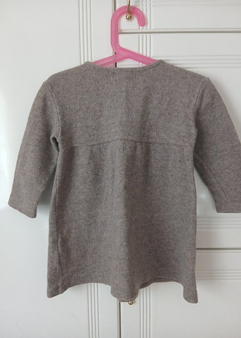 Zara Nakışlı Yün Kız Elbise - Görsel 3