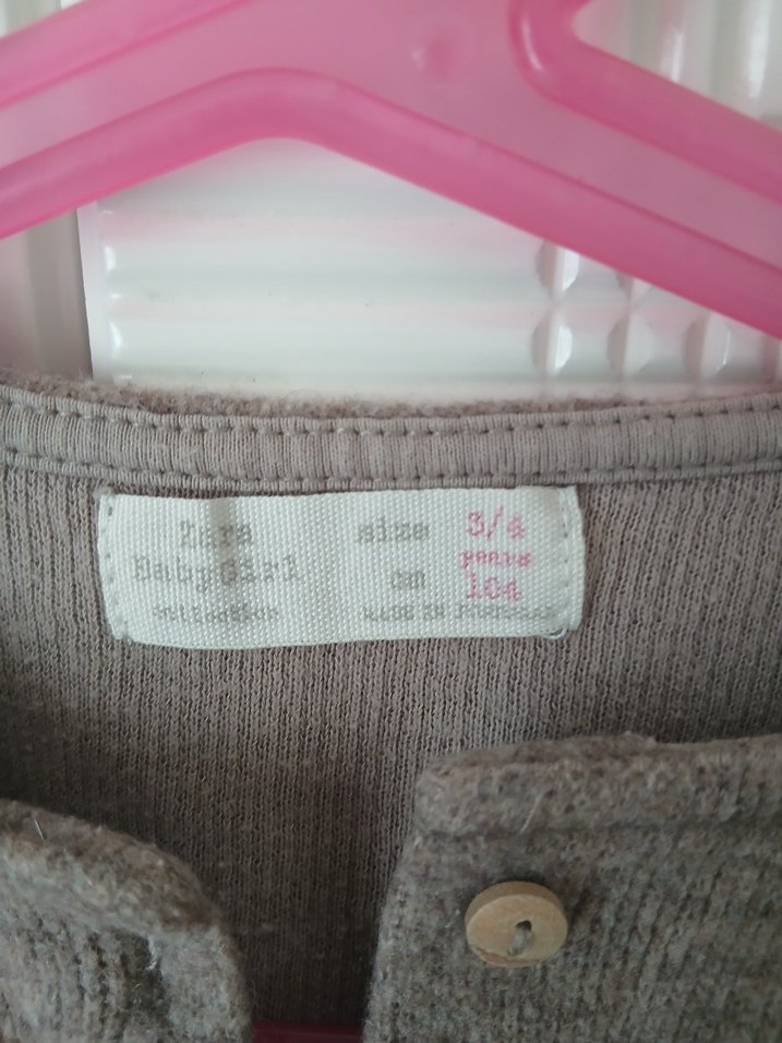 Zara Nakışlı Yün Kız Elbise - Görsel 2