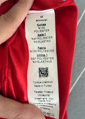 Kırmızı Dantelli Uzun Abiye Elbise - Görsel 6