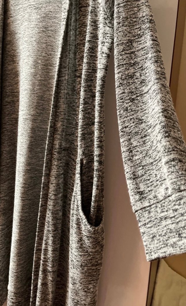 Gri Kadın Hırka - Görsel 3