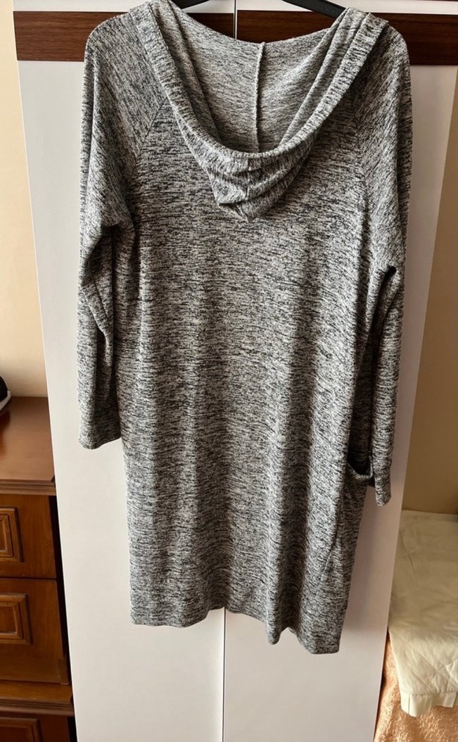 Gri Kadın Hırka - Görsel 2