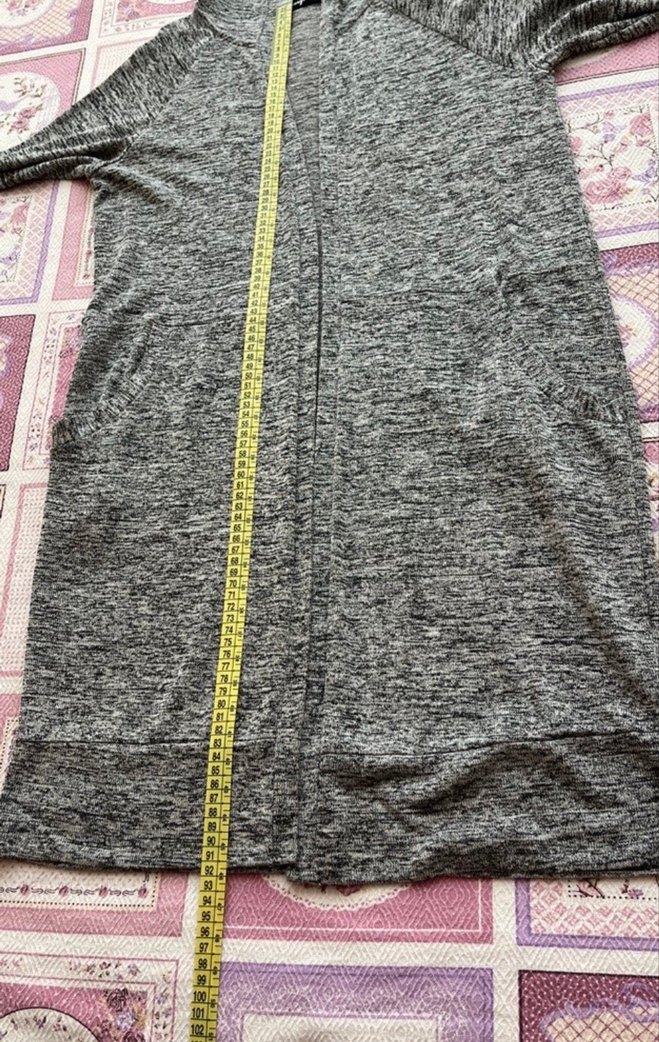 Gri Kadın Hırka - Görsel 5