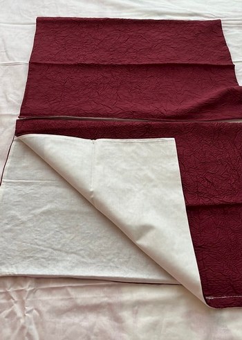 Bordo İşlemeli Pike Takımı - Görsel 11