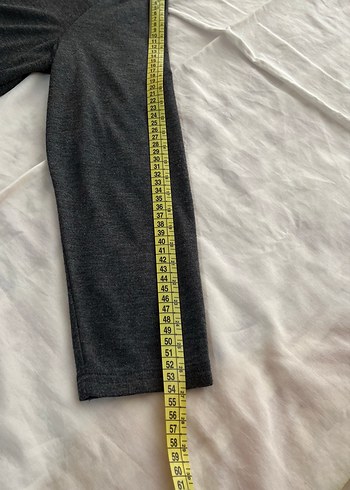 Uzun Gri Kadın Tunik Dantel Detaylı - Görsel 9