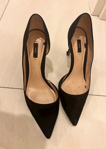 Siyah Modern Klasik Stiletto Topuklu Kadın Ayakkabı - Görsel 3