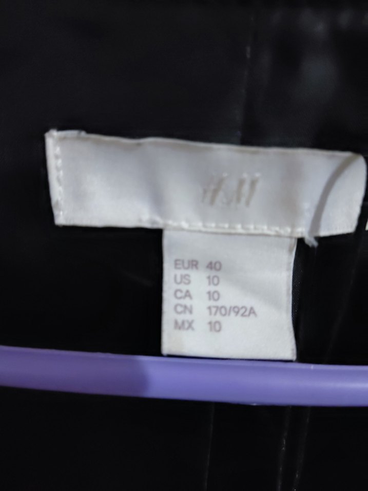 Kadın Gri Desenli Midi Ceket - Görsel 3