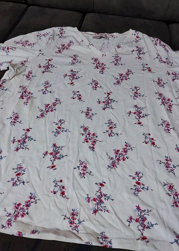 Üç çeyrek kollu kısa bluz - Görsel 3