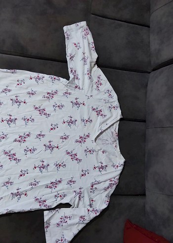 Üç çeyrek kollu kısa bluz - Görsel 2