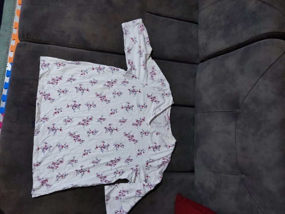 Üç çeyrek kollu kısa bluz - Görsel 2