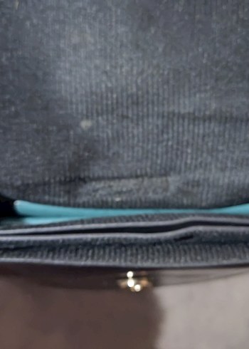 Siyah Parlak Yılan Desenli Deri Kadın Çanta - Görsel 6