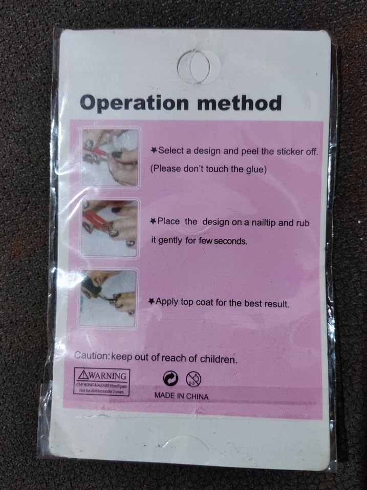 Renkli Kendinden Yapışkanlı Tırnak Stickerları - Görsel 2