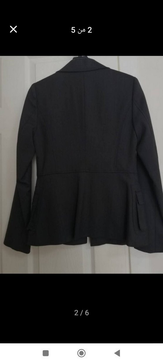 Siyah Düğmeli Kadın Blazer Ceket - Görsel 2