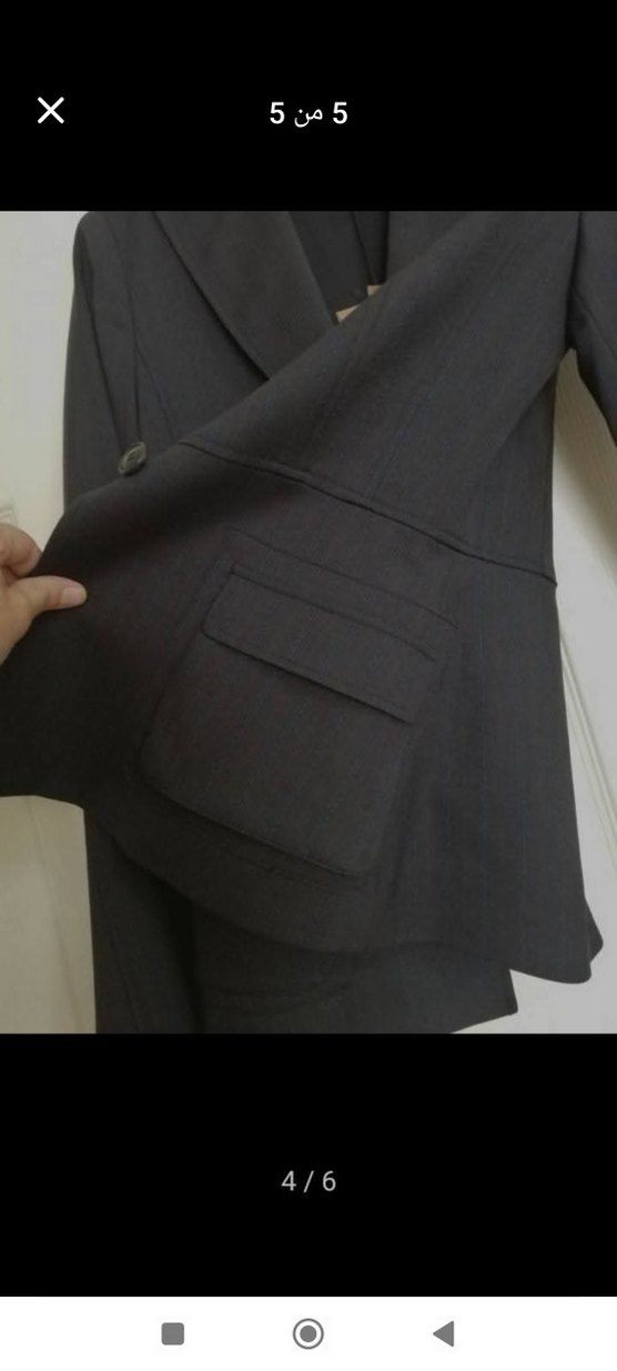 Siyah Düğmeli Kadın Blazer Ceket - Görsel 5