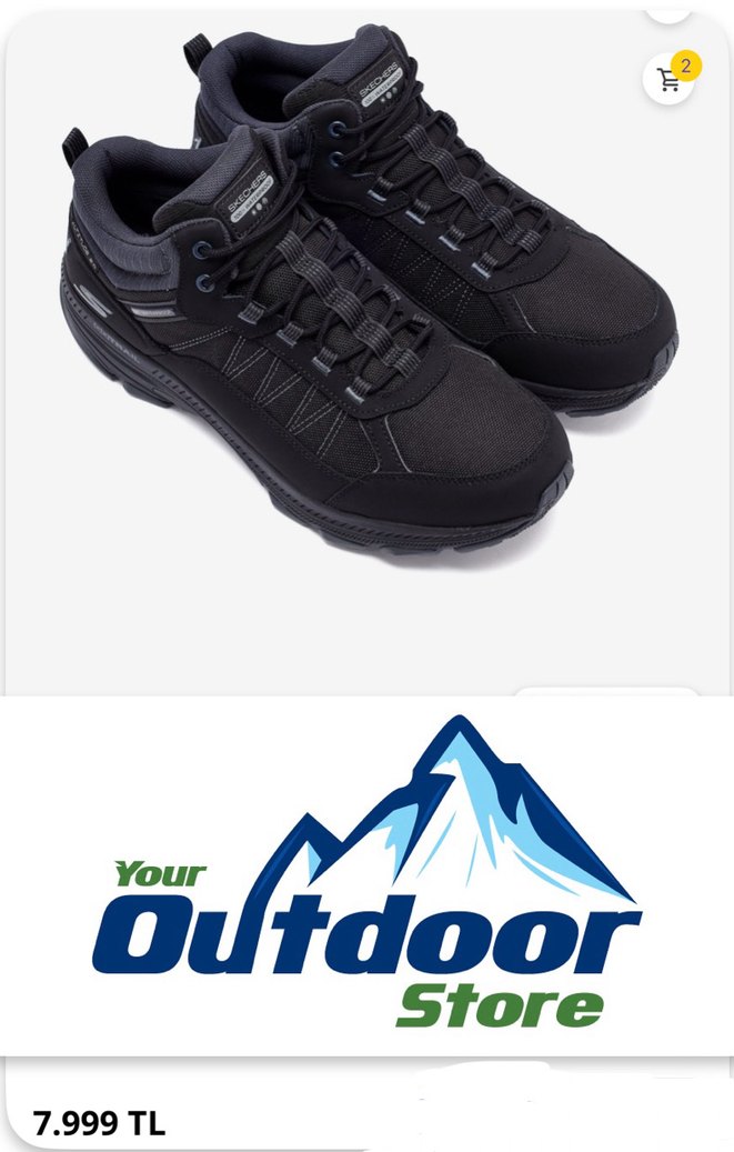 Skechers Sıfır Etiketli Orjinal Outdoor Ayakkabısı - Görsel 2