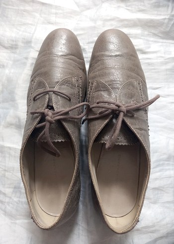 BALENCİAGA 38,5 HAKİKİ DERİ OR BAYAN AYAKKABI TERTEMİZ - Görsel 8