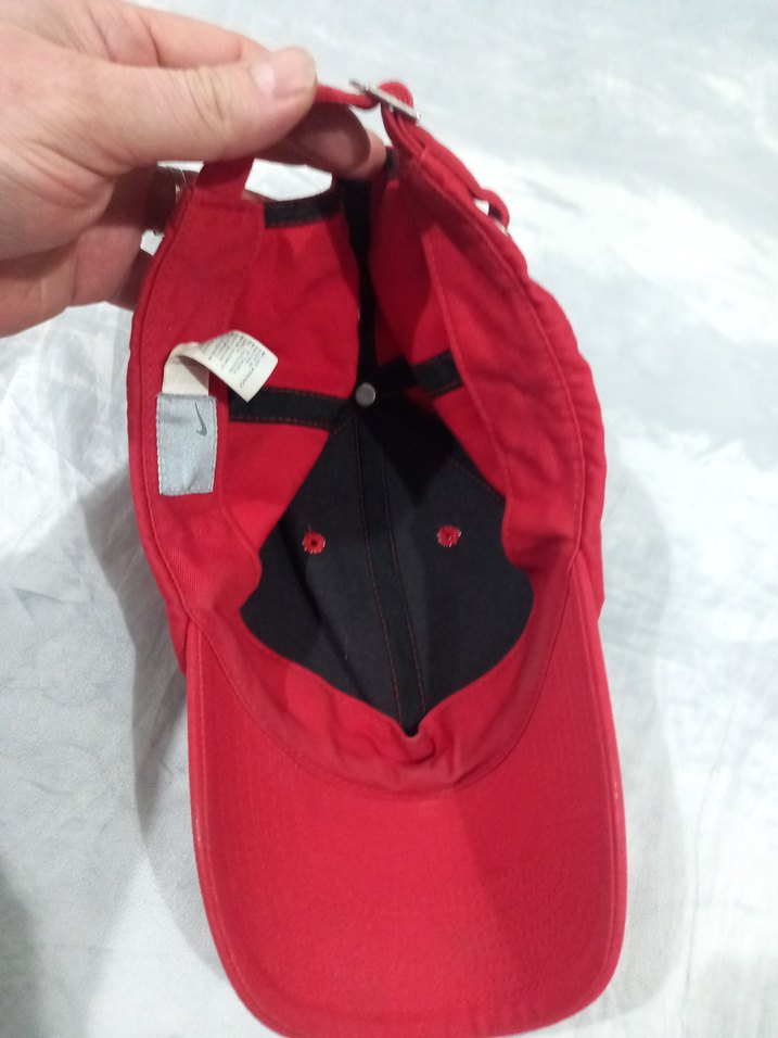 Kırmızı Nike Spor Şapka - Görsel 4