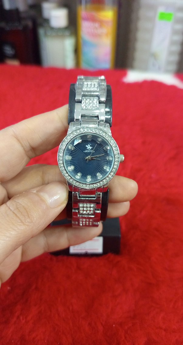 Taşlı Kemerli Kadın Kol Saati - Görsel 3