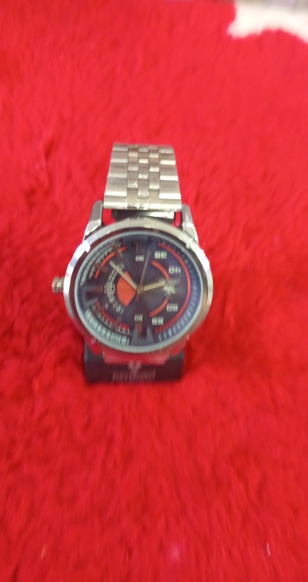 Raymond Erkek Gümüş Metal Kordonlu Saat - Görsel 2