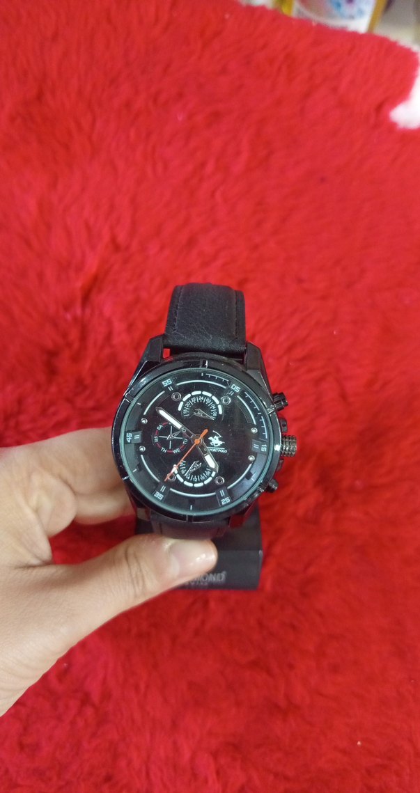 Siyah Biker Tarzı Erkek Kol Saati - Görsel 2