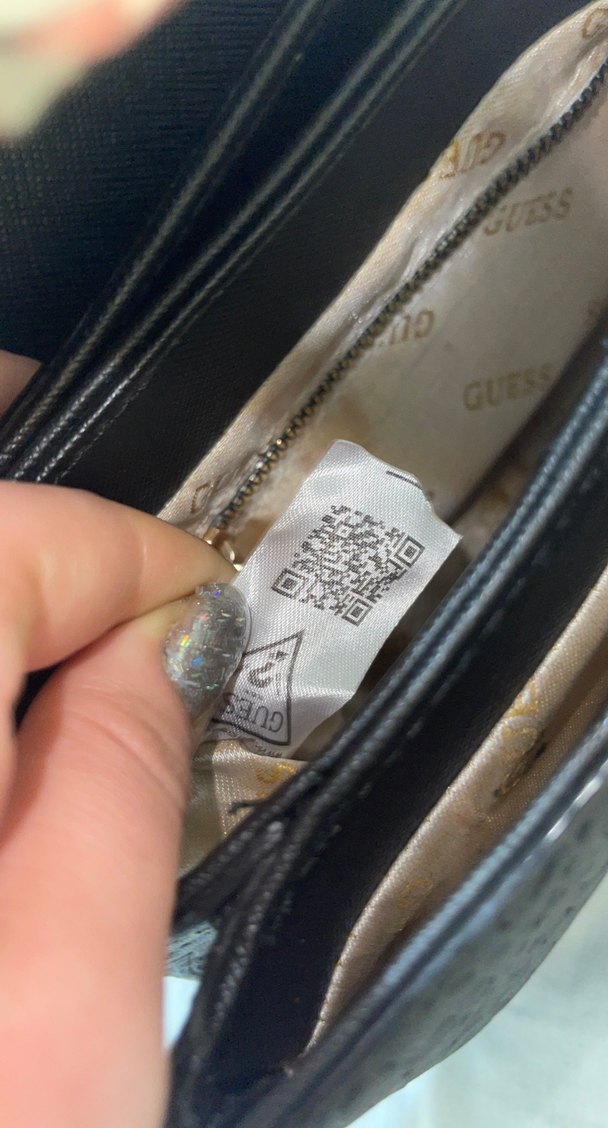 Guess Siyah Deri Tokalı Kadın Çanta - Görsel 5