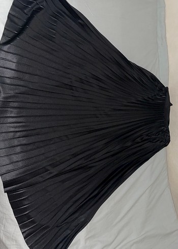 Siyah Pilili Uzun Gotik Etek - Görsel 2