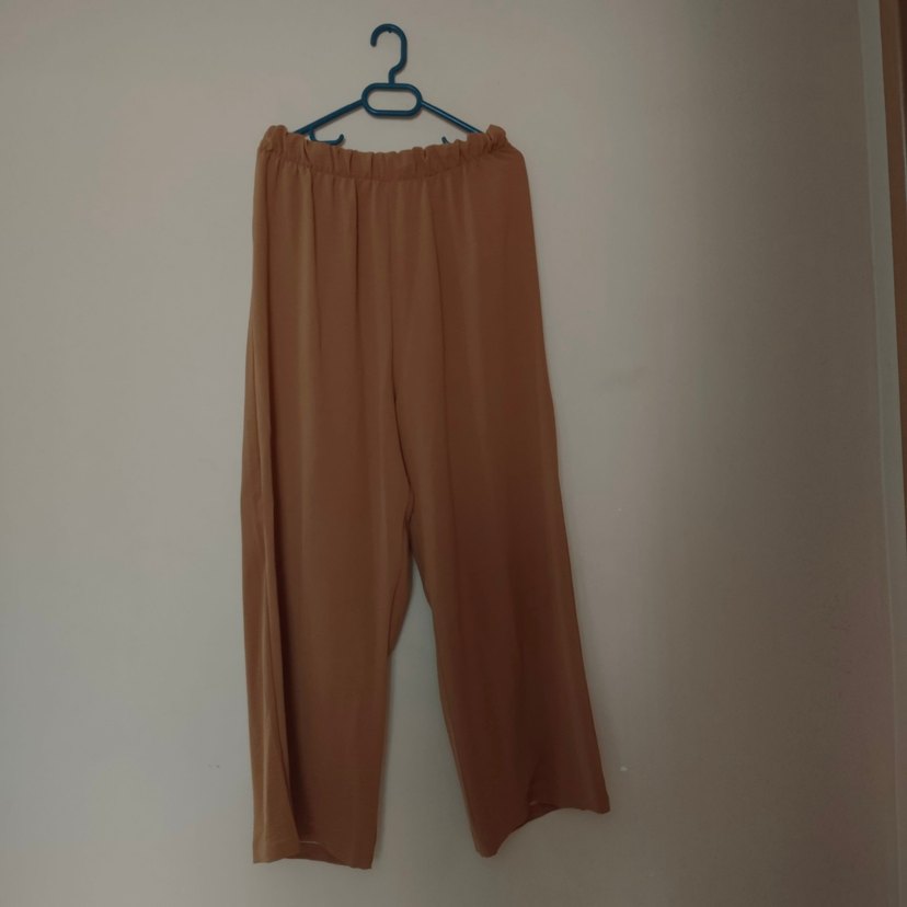 Hardal renkli Uzun Kollu Düğmeli Kadın Tunik pantolon - Görsel 4