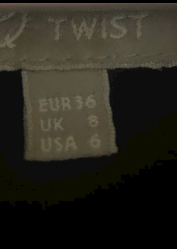 Twist Siyah Uzun Kollu Şifon Gömlek - Görsel 4